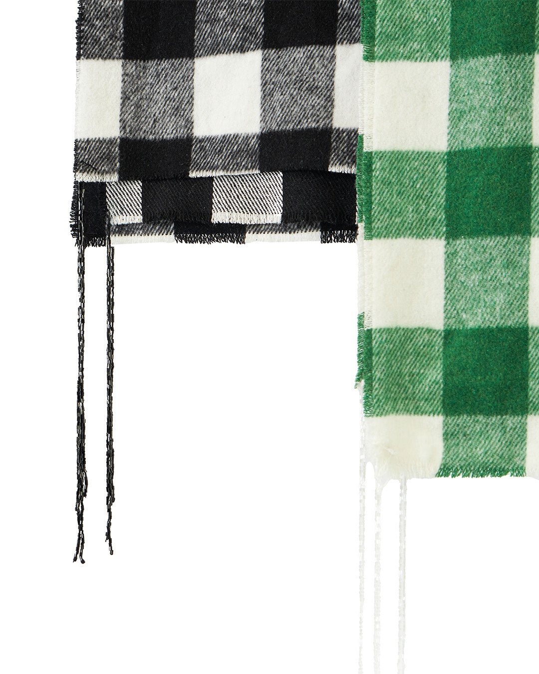 Black Checkered Scarf