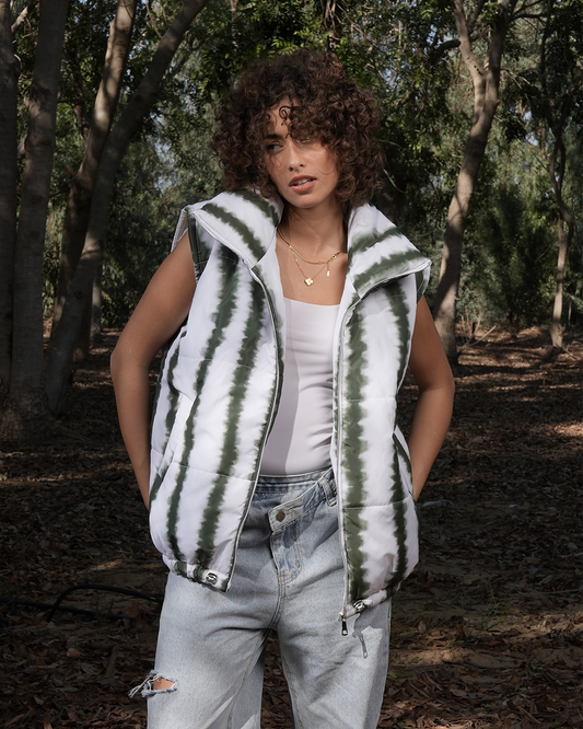 Moss Puffer Vest