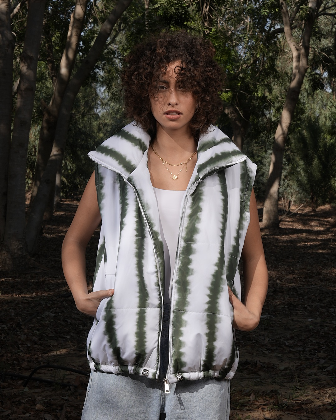 Moss Puffer Vest