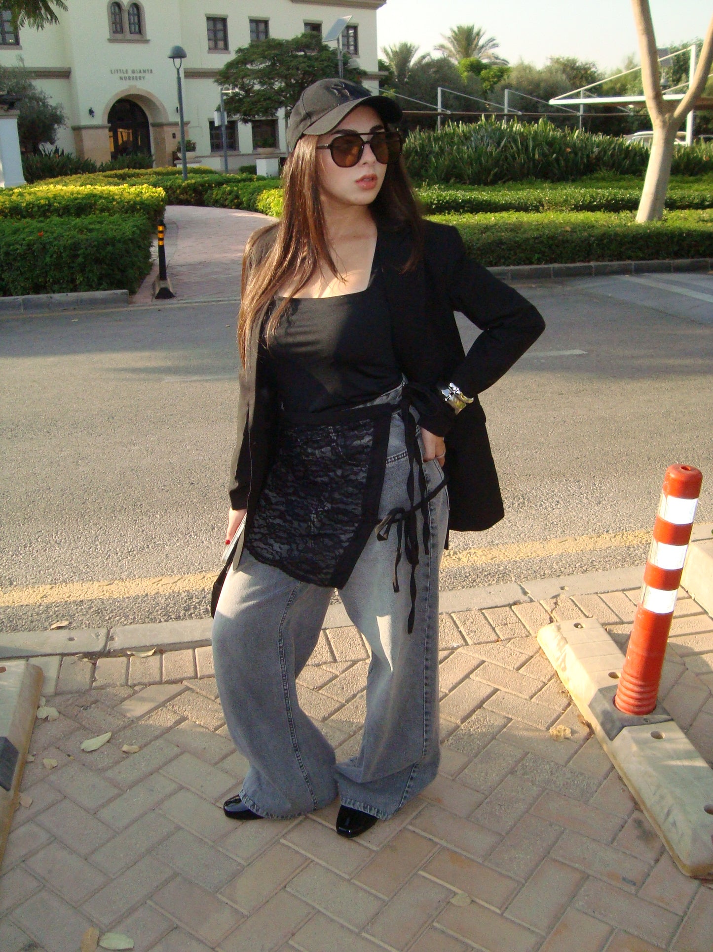 Black Lace Mini Skirt