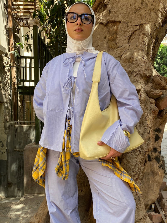 Blue Striped Set