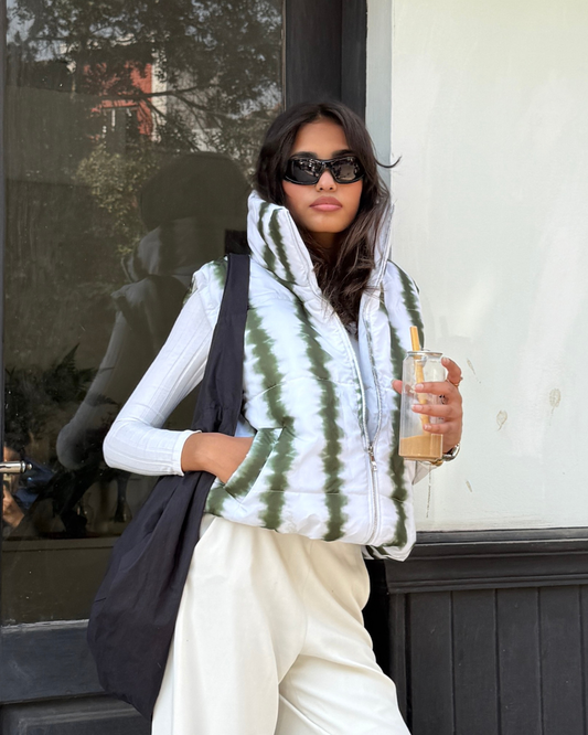 Moss Puffer Vest