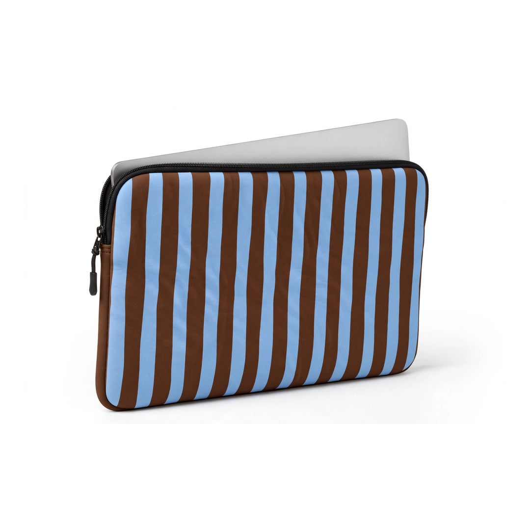 Loud Striped Laptop Sleeve - Blue