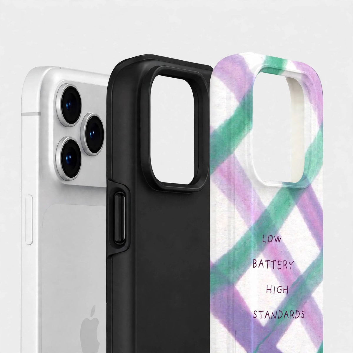 Low Battery, High Standard Phone Case