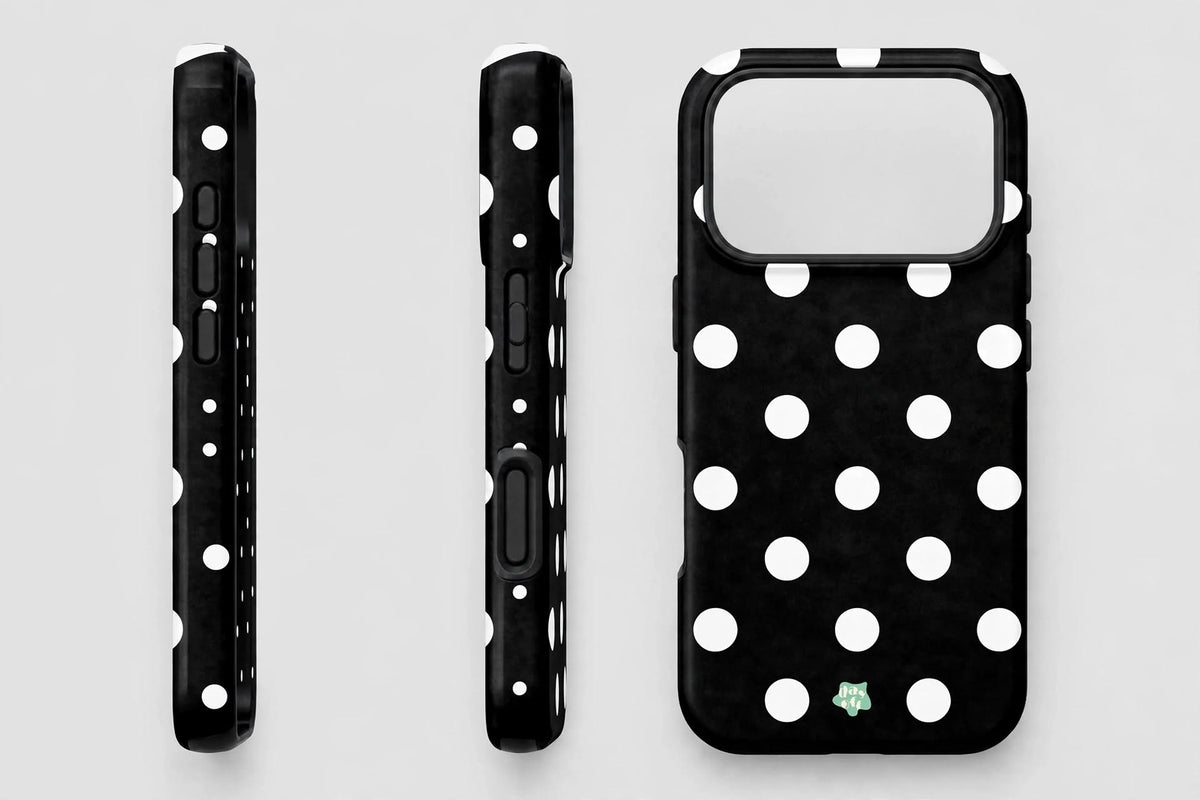Dottie Phone Case - Black