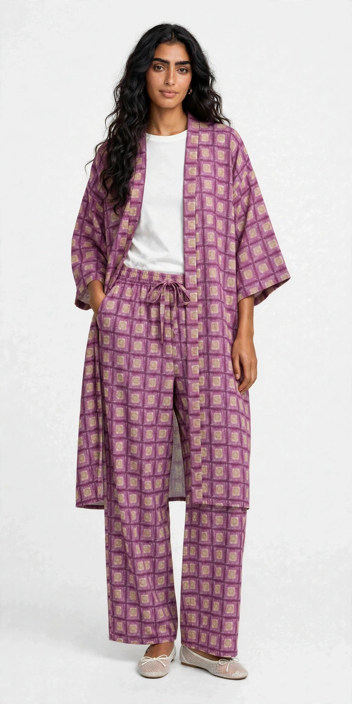 Pink Cactus Kimono