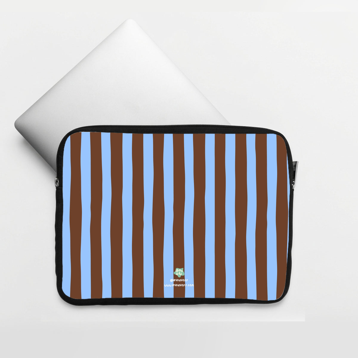 Loud Striped Laptop Sleeve - Blue