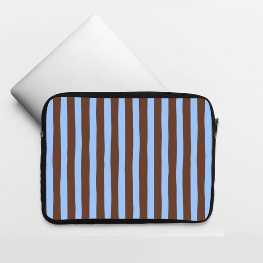 Loud Striped Laptop Sleeve - Blue