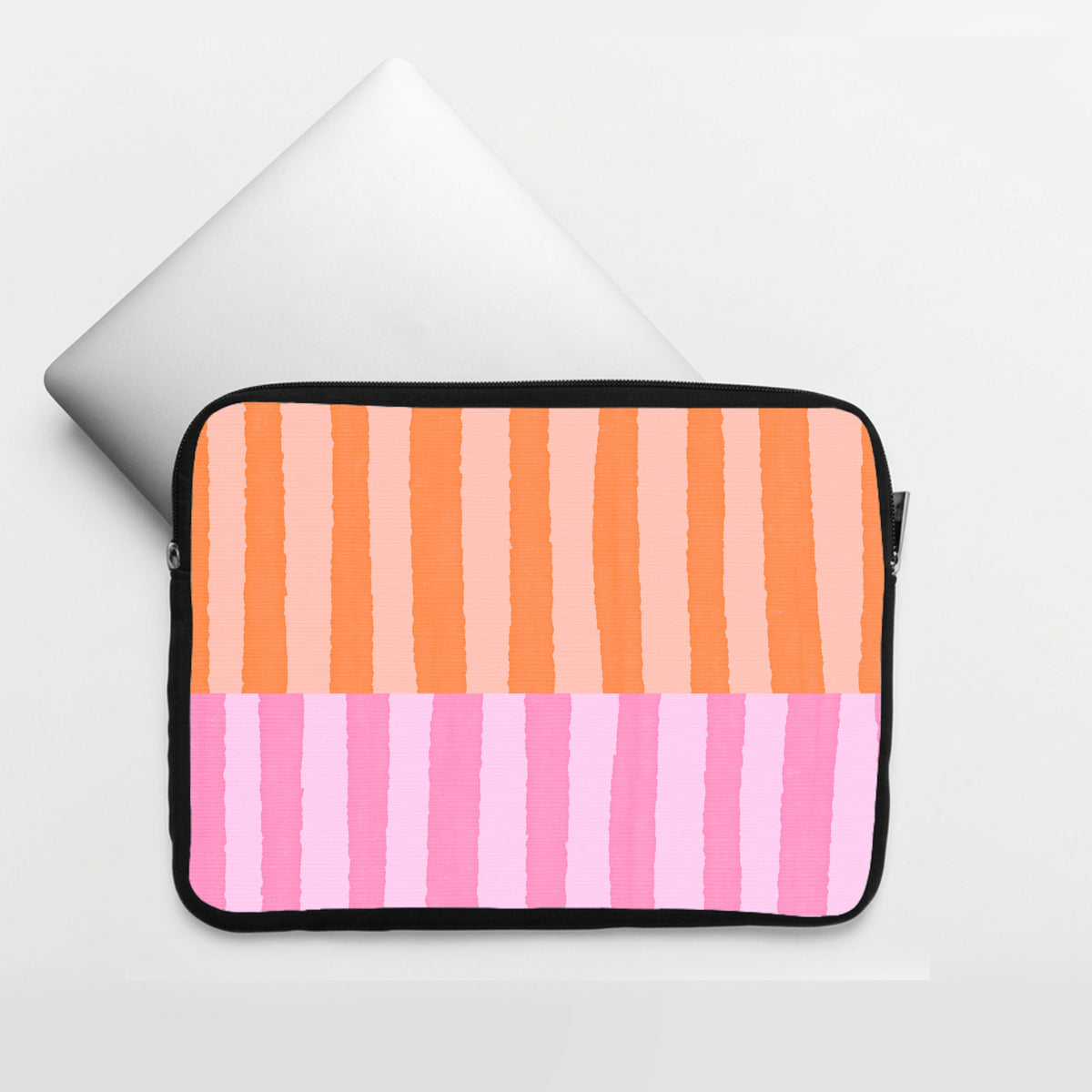 Half & Half Laptop Sleeve - Pink