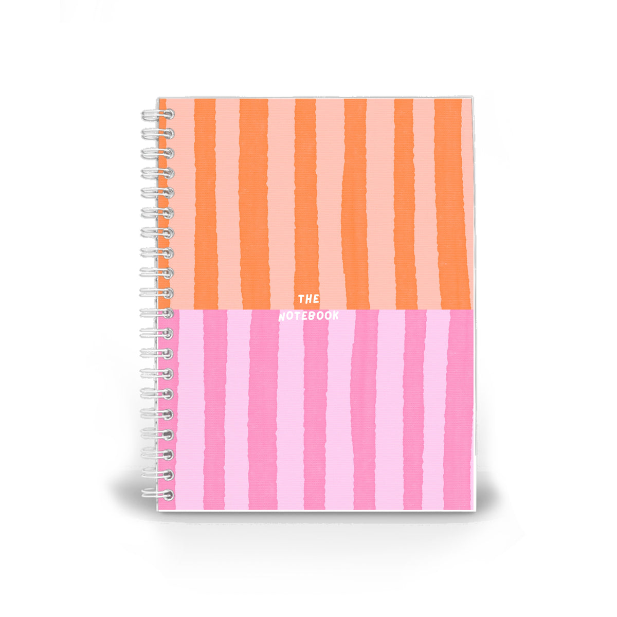 Half & Half Notebook - Pink