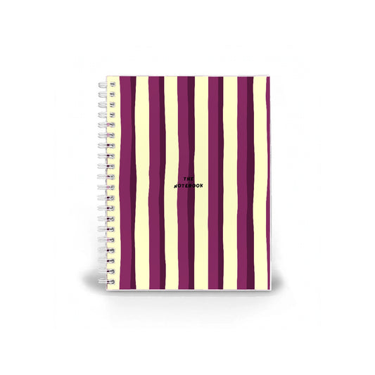 Loud Stripe Notebook - Yellow