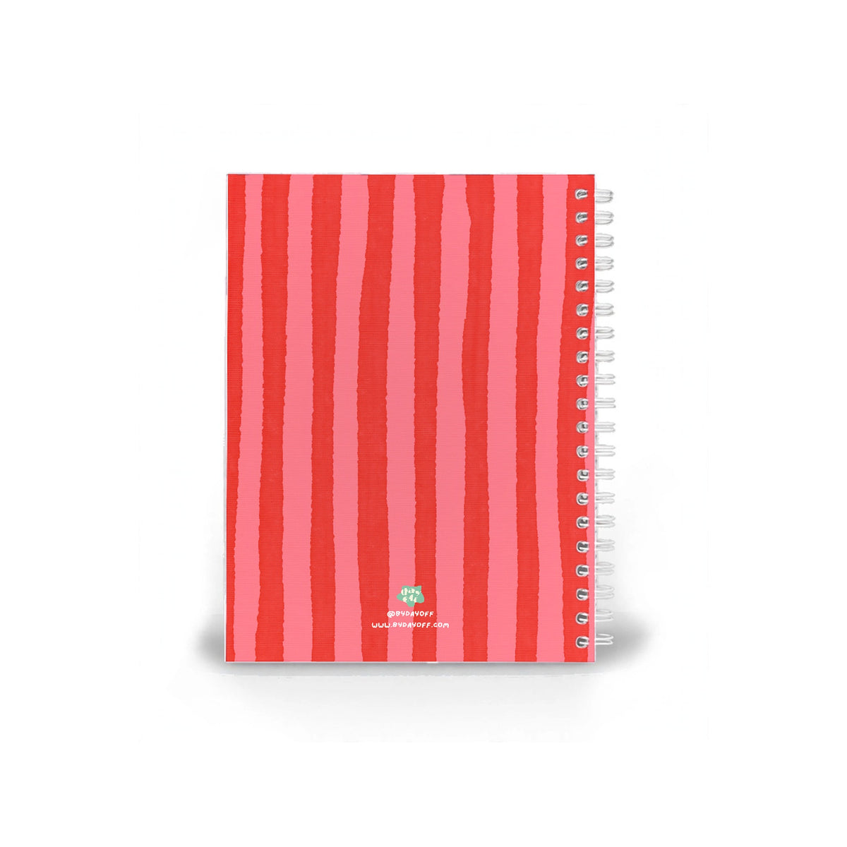 Loud Stripe Notebook - Red