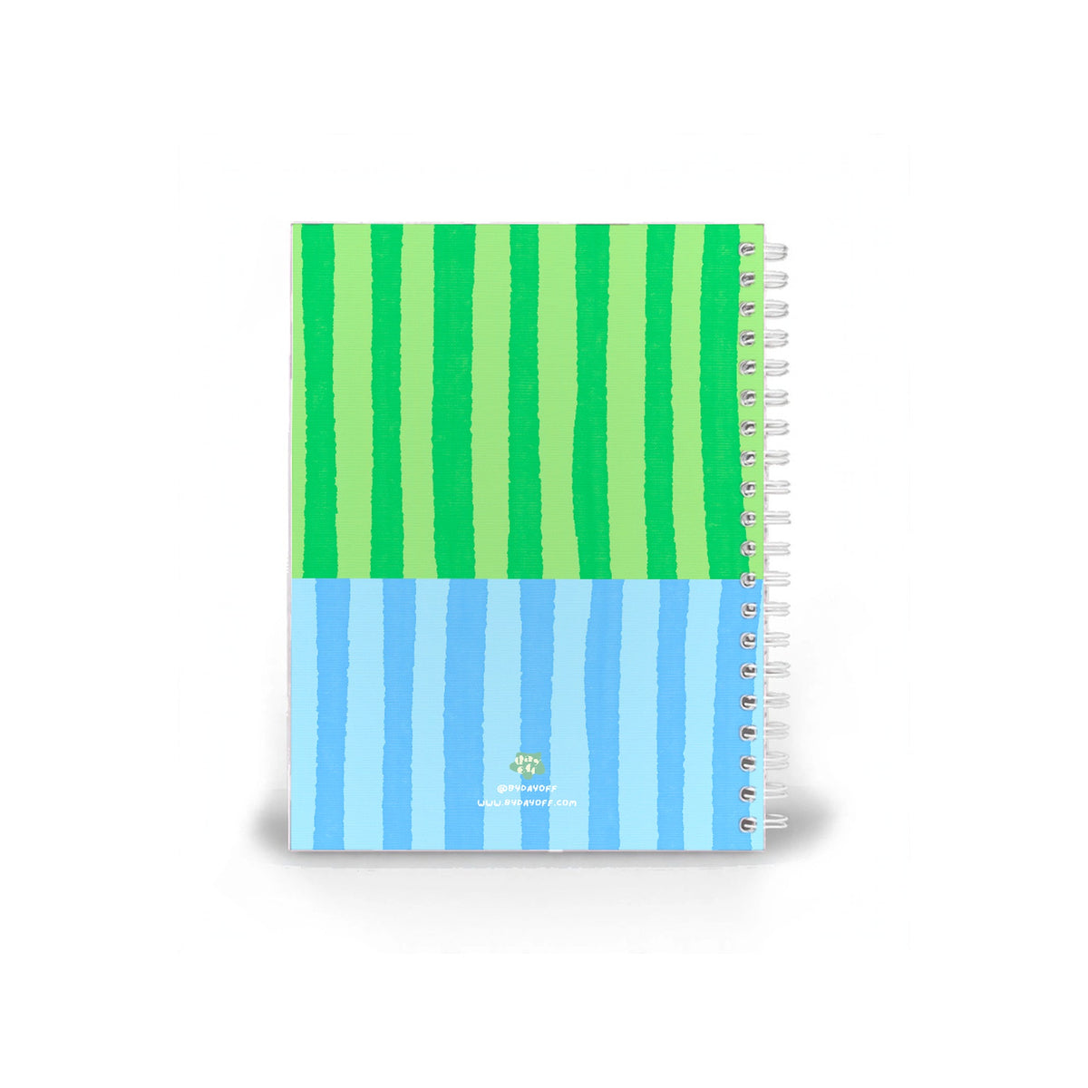 Half & Half Notebook - Blue