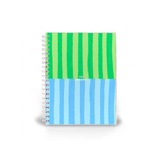 Half & Half Notebook - Blue