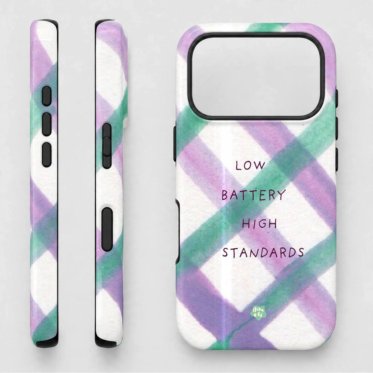 Low Battery, High Standard Phone Case